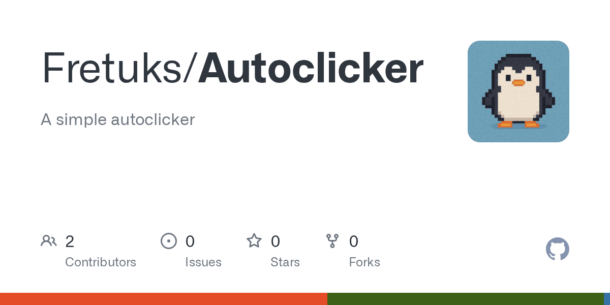 Autoclicker GitHub repository preview