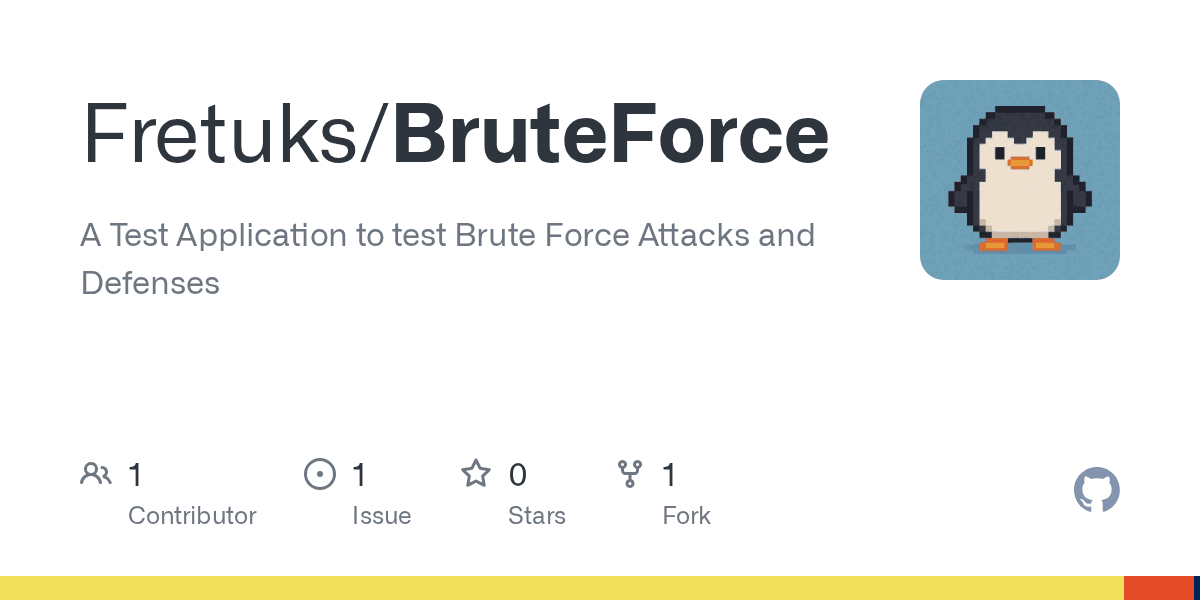 BruteForce Lab GitHub repository preview