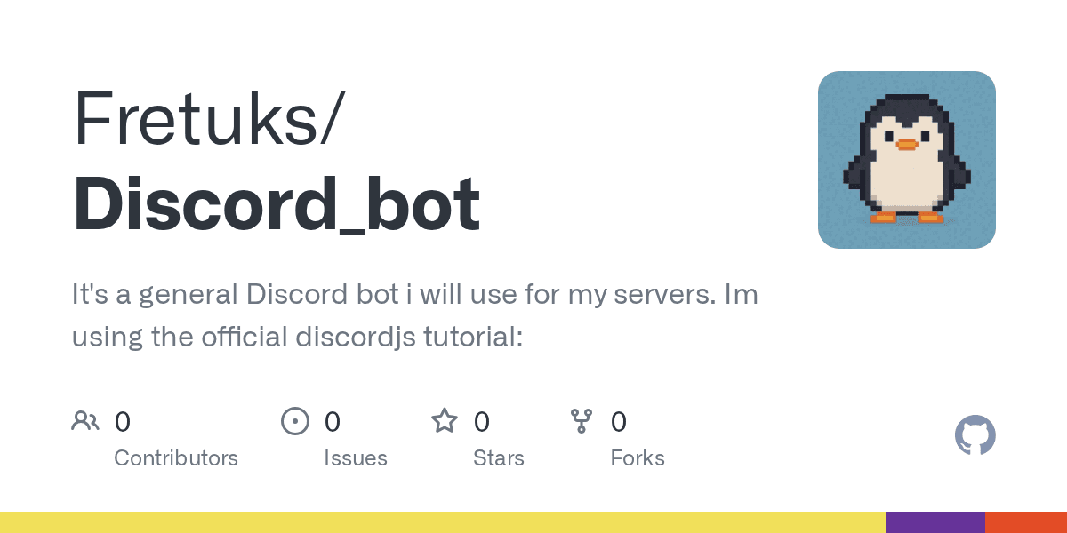 Discord Utility Bot GitHub repository preview